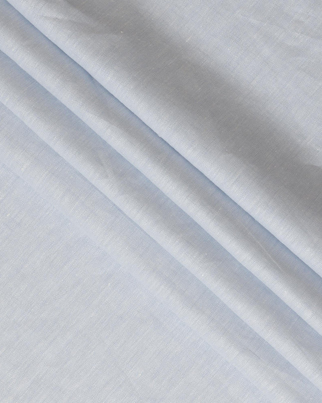 Light Blue Thick Linen Fabric for Jacketing and Trousers, 150 cm Width-D20548