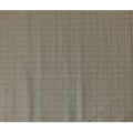 Olive Grey Checkered Thick Linen Fabric for Jacketing and Trousers, 150 cm Width-D20549