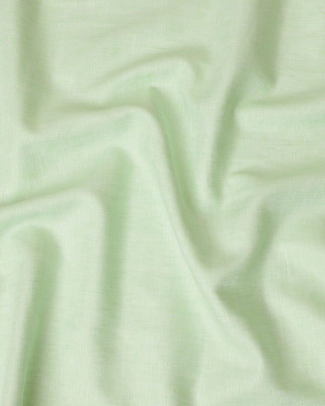 Mint Green Pure Linen Fabric for Tailoring, 60 Lea, 150 cm Width-D20550