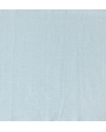 Sky Blue Pure Linen Fabric for Tailoring, 60 Lea, 150 cm Width-D20551