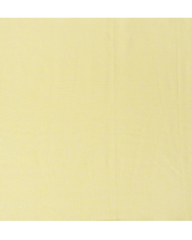 Bright Yellow Pure Linen Fabric for Tailoring, 60 Lea, 150 cm Width-D20553