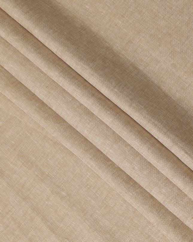 Natural Beige Pure Linen Fabric for Tailoring, 60 Lea, 150 cm Width-D20554