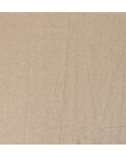 Natural Beige Pure Linen Fabric for Tailoring, 60 Lea, 150 cm Width-D20554