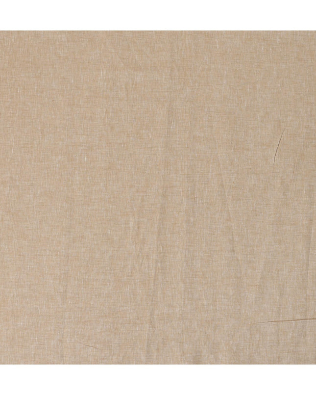 Natural Beige Pure Linen Fabric for Tailoring, 60 Lea, 150 cm Width-D20554