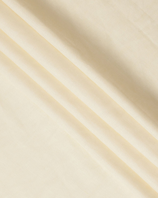 Cream Pure Linen Fabric for Tailoring, 60 Lea, 150 cm Width-D20556