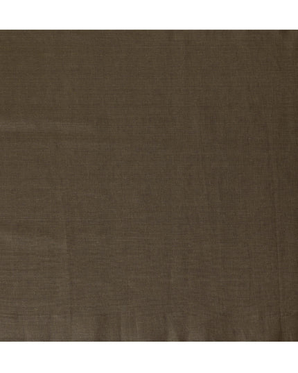 Olive Brown Pure Linen Fabric for Tailoring, 60 Lea, 150 cm Width-D20559