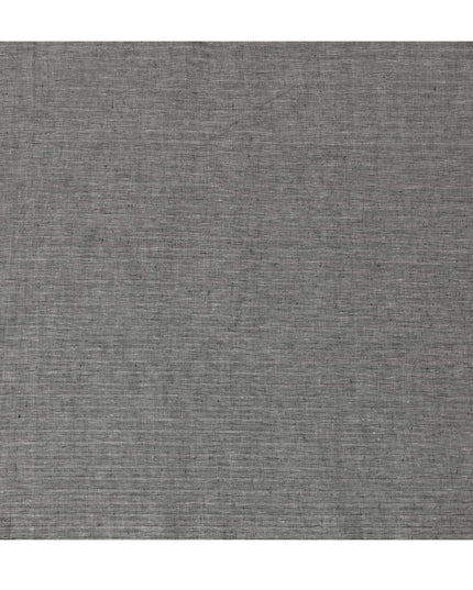 Grey Herringbone Thick Linen Fabric for Jacketing and Trousers, 150 cm Width-D20560