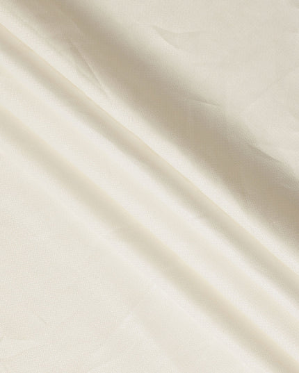 Ivory Textured Thick Linen Fabric for Jacketing and Trousers, 150 cm Width-D20561