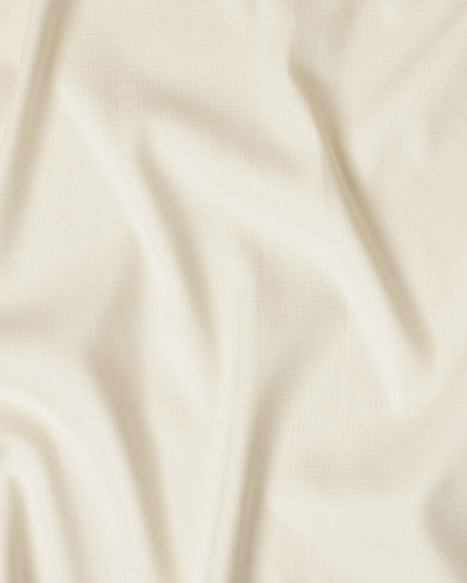 Cream Thick Linen Fabric for Jacketing and Trousers, 150 cm Width-D20562