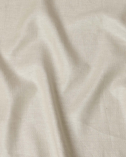 Beige Textured Thick Linen Fabric for Jacketing and Trousers, 150 cm Width-D20563