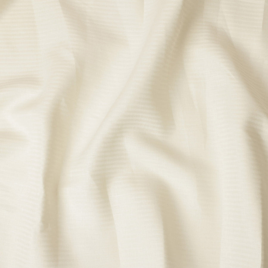 Off-White Textured Thick Linen Fabric for Jacketing and Trousers, 150 cm Width-D20564