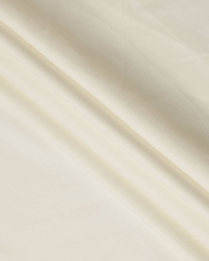 Cream Smooth Thick Linen Fabric for Jacketing and Trousers, 150 cm Width-D20565