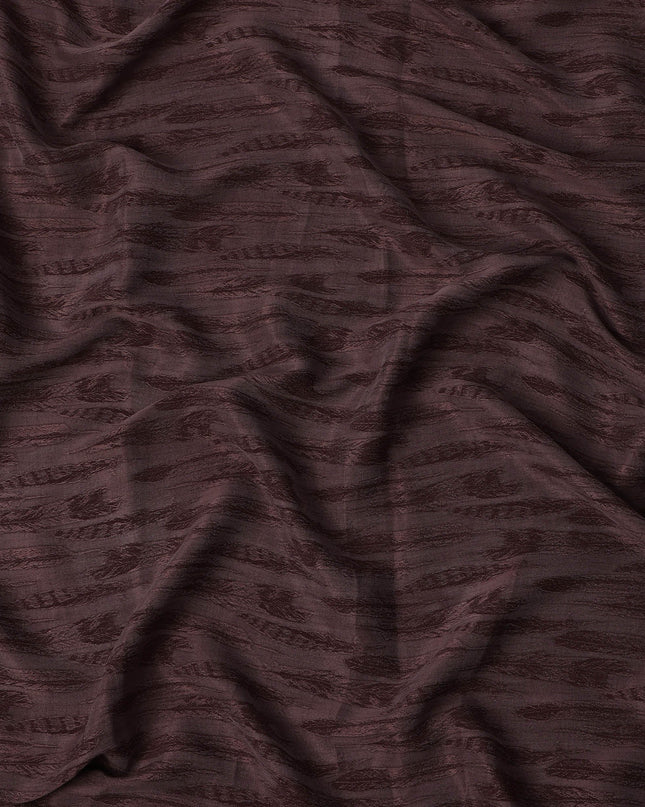 Chocolate Brown Sustainable Cupro Fabric, 140 cm Width - Biodegradable, Made in Turkey-D21111