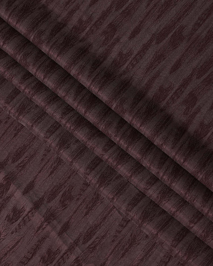 Chocolate Brown Sustainable Cupro Fabric, 140 cm Width - Biodegradable, Made in Turkey-D21111