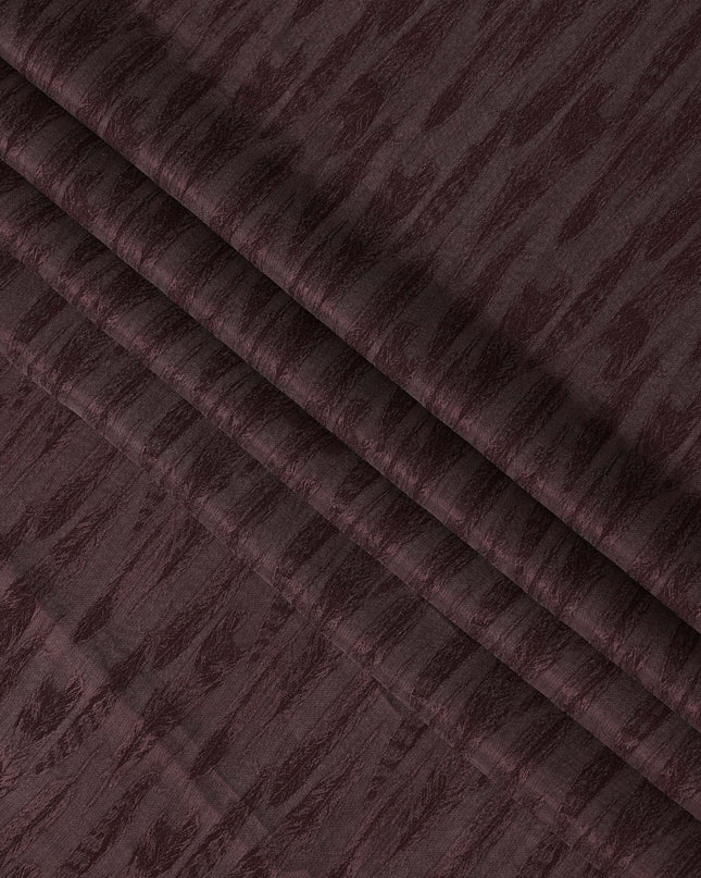 Chocolate Brown Sustainable Cupro Fabric, 140 cm Width - Biodegradable, Made in Turkey-D21111