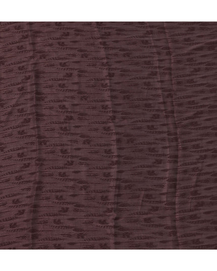 Chocolate Brown Sustainable Cupro Fabric, 140 cm Width - Biodegradable, Made in Turkey-D21111