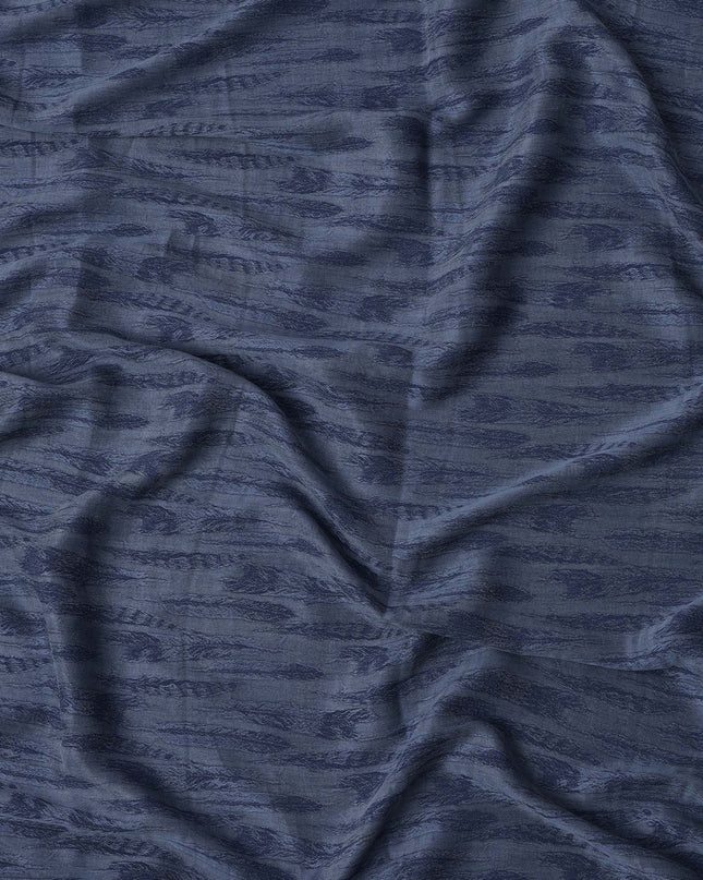 Navy Blue Sustainable Cupro Fabric, 140 cm Width - Biodegradable, Made in Turkey-D21112