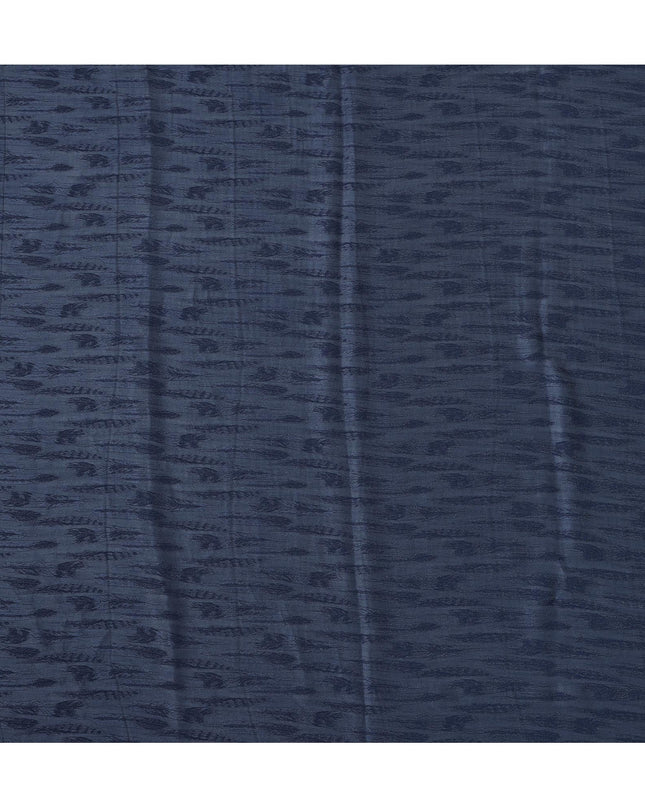 Navy Blue Sustainable Cupro Fabric, 140 cm Width - Biodegradable, Made in Turkey-D21112