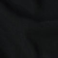 Black Sustainable Cupro Linen Fabric, 140 cm Width - Biodegradable, Made in Japan-D21114