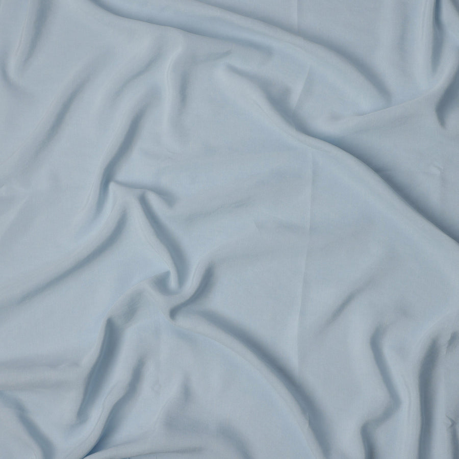 Light Blue Sustainable Cupro Linen Fabric, 140 cm Width - Biodegradable, Made in Japan-D21117