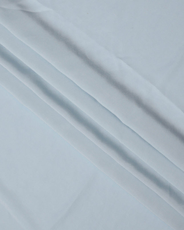 Light Blue Sustainable Cupro Linen Fabric, 140 cm Width - Biodegradable, Made in Japan-D21117