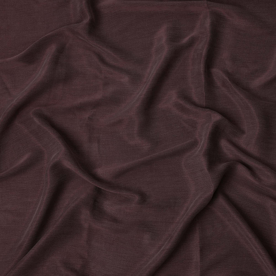 Coffee Brown Sustainable Cupro Linen Fabric, 140 cm Width - Biodegradable, Made in Turkey-D21120