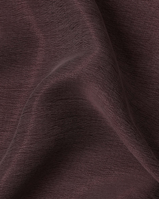 Coffee Brown Sustainable Cupro Linen Fabric, 140 cm Width - Biodegradable, Made in Turkey-D21120