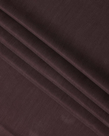 Coffee Brown Sustainable Cupro Linen Fabric, 140 cm Width - Biodegradable, Made in Turkey-D21120