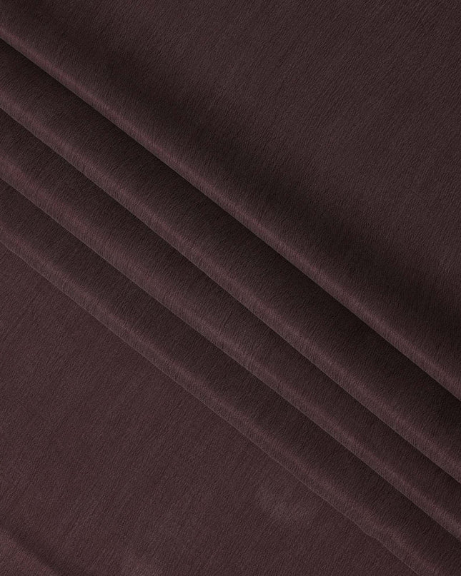 Coffee Brown Sustainable Cupro Linen Fabric, 140 cm Width - Biodegradable, Made in Turkey-D21120