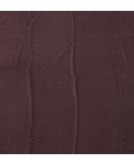 Coffee Brown Sustainable Cupro Linen Fabric, 140 cm Width - Biodegradable, Made in Turkey-D21120