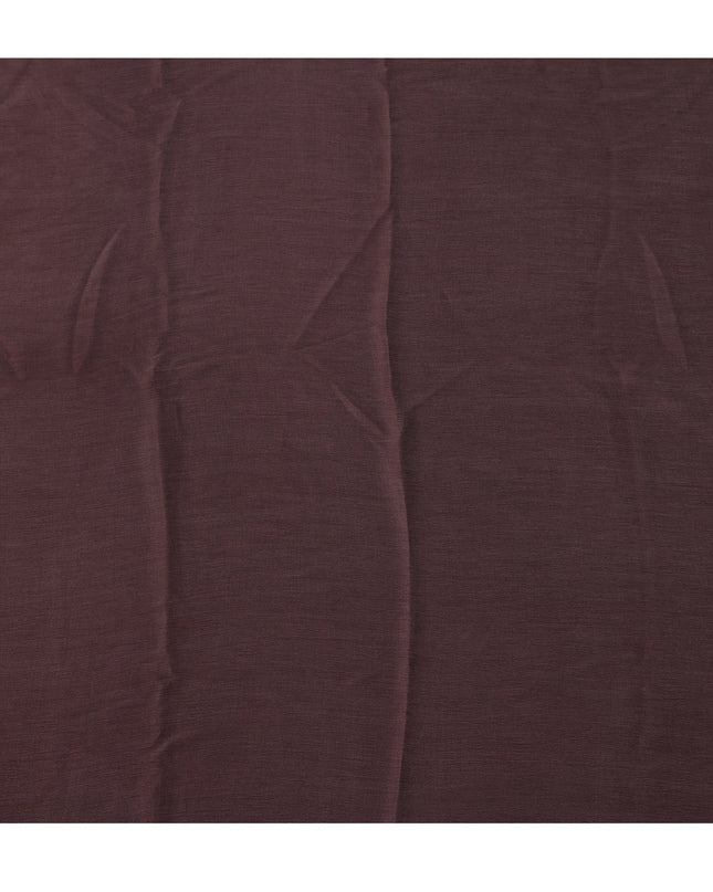 Coffee Brown Sustainable Cupro Linen Fabric, 140 cm Width - Biodegradable, Made in Turkey-D21120