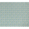 Sky Blue Floral Cotton Lawn Digital Print Fabric - 110 cm Width-D21216