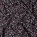 Navy and Pink Floral Cotton Lawn Digital Print Fabric - 110 cm Width-D21229 - Regal Fabrics