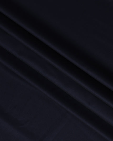 Midnight Blue LOROPIANA Super 150's All Wool Suiting Fabric - 3.5 Meters, 150 cm Width, Made in Italy-D21245