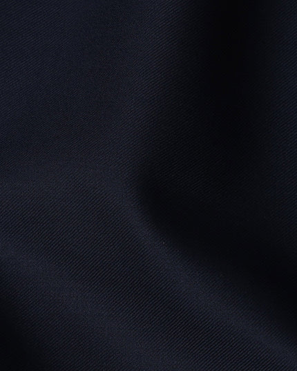 Deep Navy LOROPIANA Super 150's All Wool Suiting Fabric - 3.5 Meters, 150 cm Width, Made in Italy-D21248