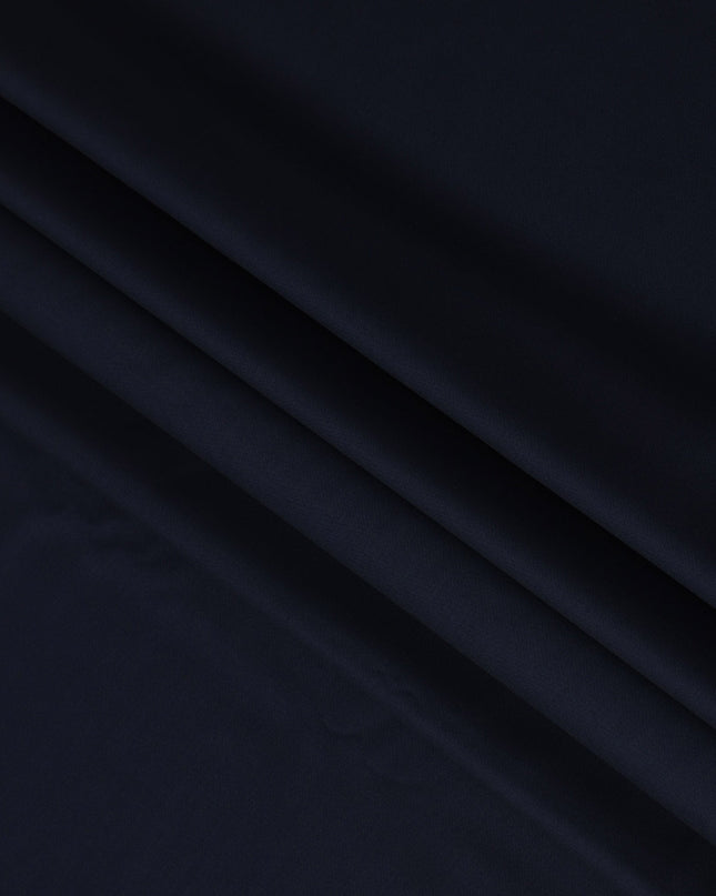 Deep Navy LOROPIANA Super 150's All Wool Suiting Fabric - 3.5 Meters, 150 cm Width, Made in Italy-D21248