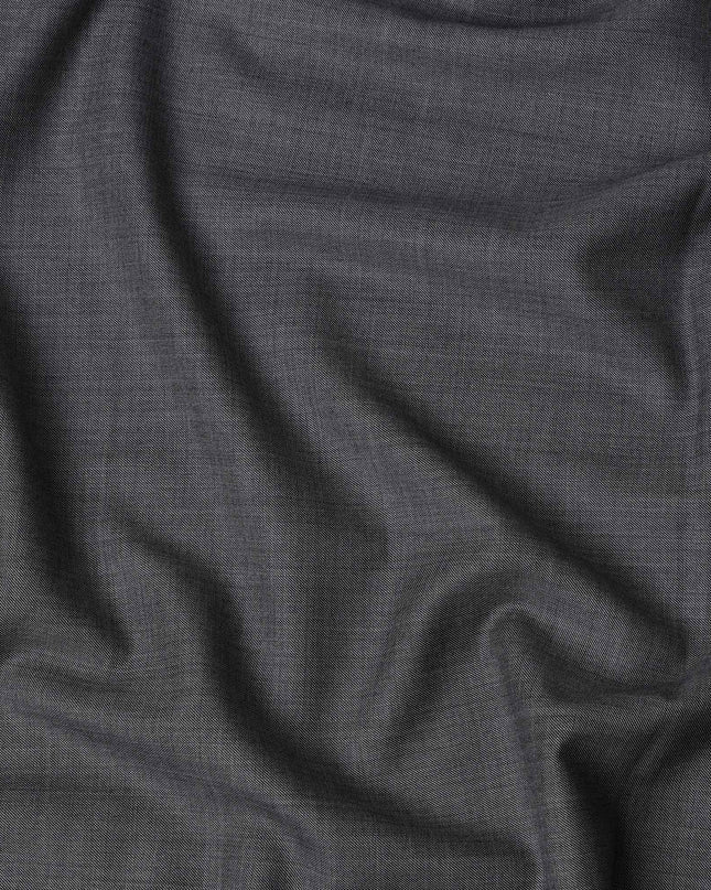 Grey SCABAL Super 120's All Wool Suiting Fabric - 3.5 Meters, 150 cm Width, Made in the UK-D21249