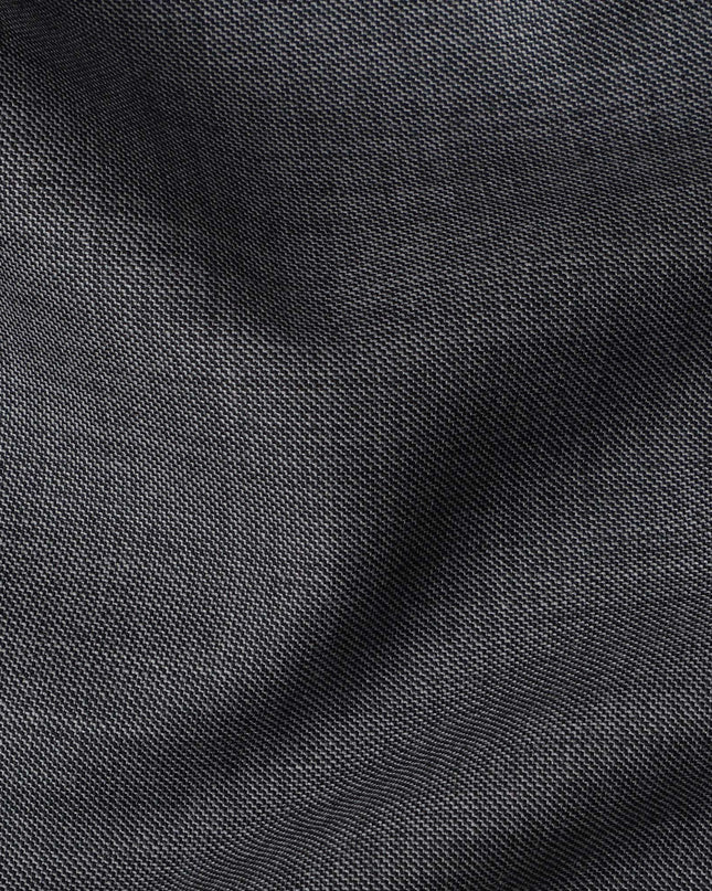 Grey SCABAL Super 120's All Wool Suiting Fabric - 3.5 Meters, 150 cm Width, Made in the UK-D21249