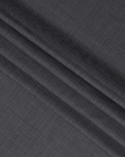 Grey SCABAL Super 120's All Wool Suiting Fabric - 3.5 Meters, 150 cm Width, Made in the UK-D21249