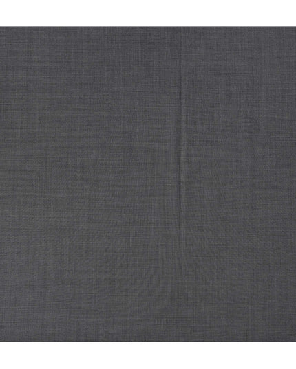 Grey SCABAL Super 120's All Wool Suiting Fabric - 3.5 Meters, 150 cm Width, Made in the UK-D21249