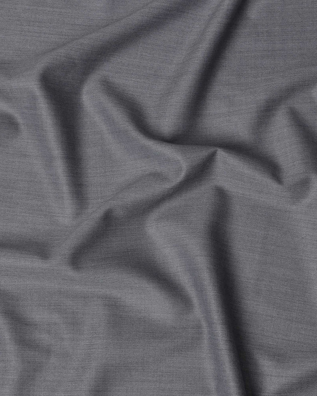 Light Grey SCABAL Super 120's All Wool Suiting Fabric Herringbone Design- 3.5 Meters, 150 cm Width, Made in the UK-D21250