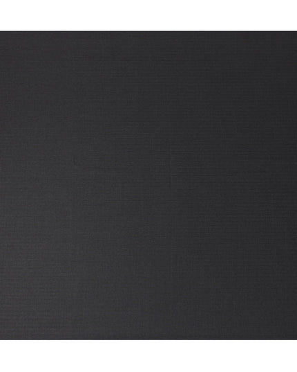 Charcoal Grey Italian Super 140's All Wool Suiting Fabric, 3.5 Meters, Width 150 cm-D21344