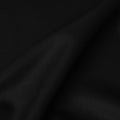 قماش بدلة إيطالي كلاسيكي أسود من الصوف بالكامل Super 130's، 3.50 متر، عرض 150 سم - D21347
