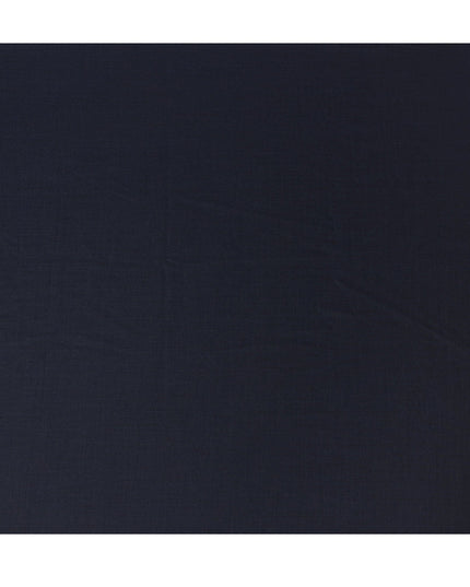 Midnight Blue Italian Super 130's All Wool Suiting Fabric, 3.50 Meters, Width 150 cm-D21348