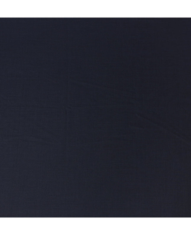 Midnight Blue Italian Super 130's All Wool Suiting Fabric, 3.50 Meters, Width 150 cm-D21348