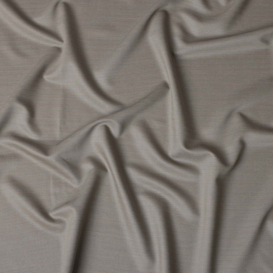 قماش صوف إنجليزي سوبر 120 باللون الرمادي الفاتح مع خطوط دقيقة، 3.75 متر، عرض 150 سم - D21350