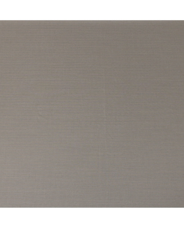 Light Grey with Subtle Pinstripe English Super 120's All Wool Suiting Fabric, 3.75Meters, Width 150 cm-D21350