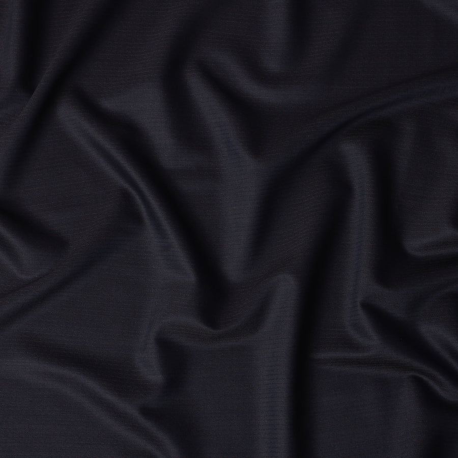 قماش صوف إنجليزي Super 120's مخطط باللون الأزرق الداكن مع خطوط حمراء، 3.75 متر، عرض 150 سم - D21353