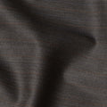 Taupe Brown with Rust Pinstripe English Super 120's All Wool Suiting Fabric, 3.75 Meters, Width 150 cm-D21361