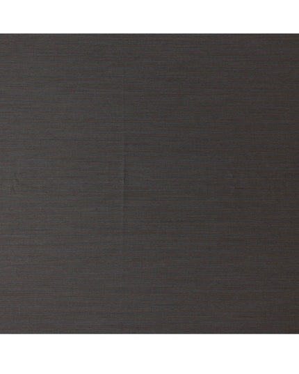 Taupe Brown with Rust Pinstripe English Super 120's All Wool Suiting Fabric, 3.75 Meters, Width 150 cm-D21361